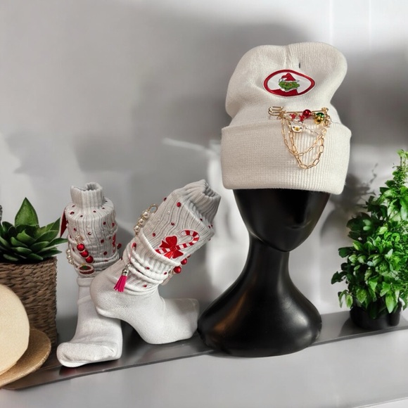 Matching Beanie and Sock - Picture 2 of 2